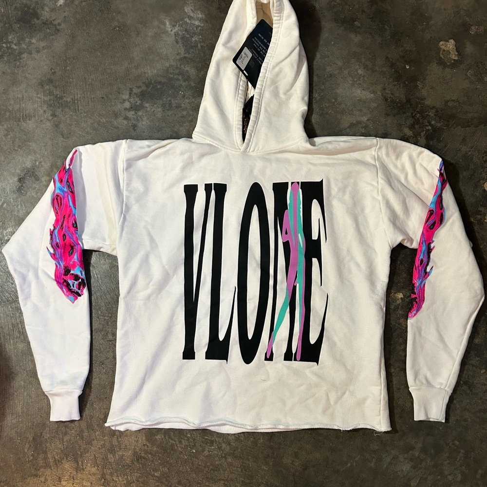 VLONE - Vice City Hoodie White Medium